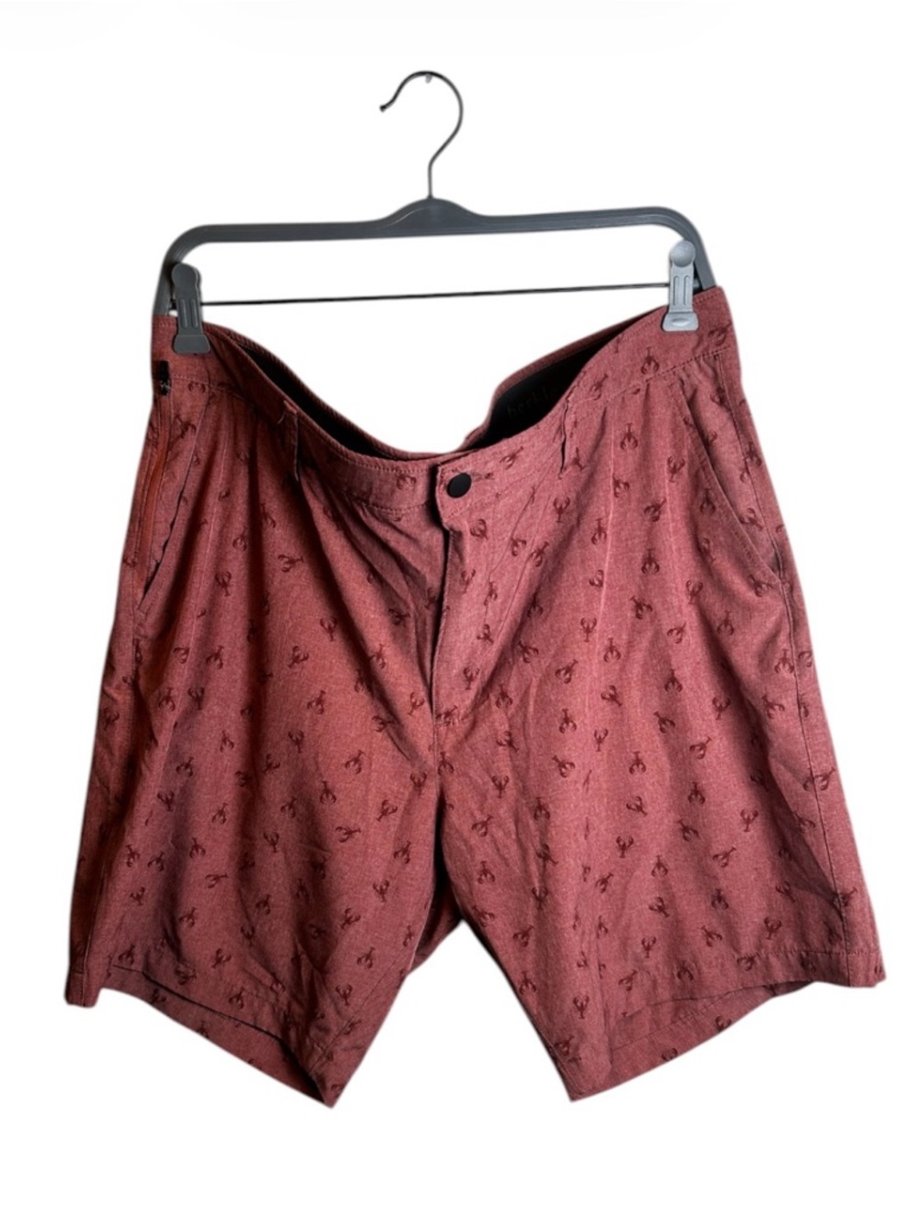 Berkley Jensen Red Lobster Coastal Lightweight Hybrid Quick Dry Shorts Size 38